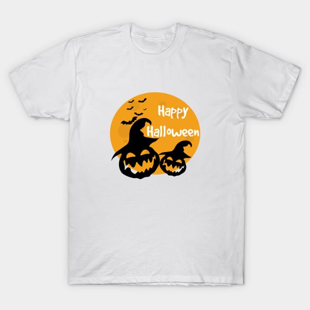 Happy Halloween T-Shirt by Heartfeltarts